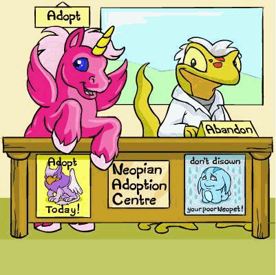 Do you want to bring this unicorn joy, or leave your neopet in the care of the gecko equivalent of Dr. Mengele.Image via SunnyNeo